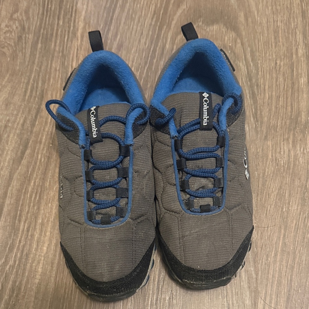 Columbia Charcoal and Royal Blue Hiking Shoes